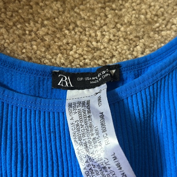 Zara Blue Romper - Picture 2 of 4